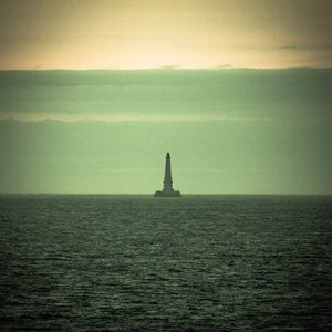mer, phare, vert